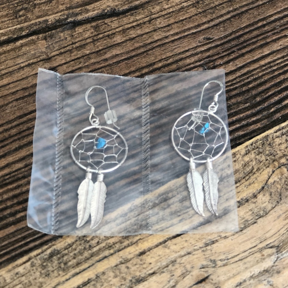 Dream catcher earrings!